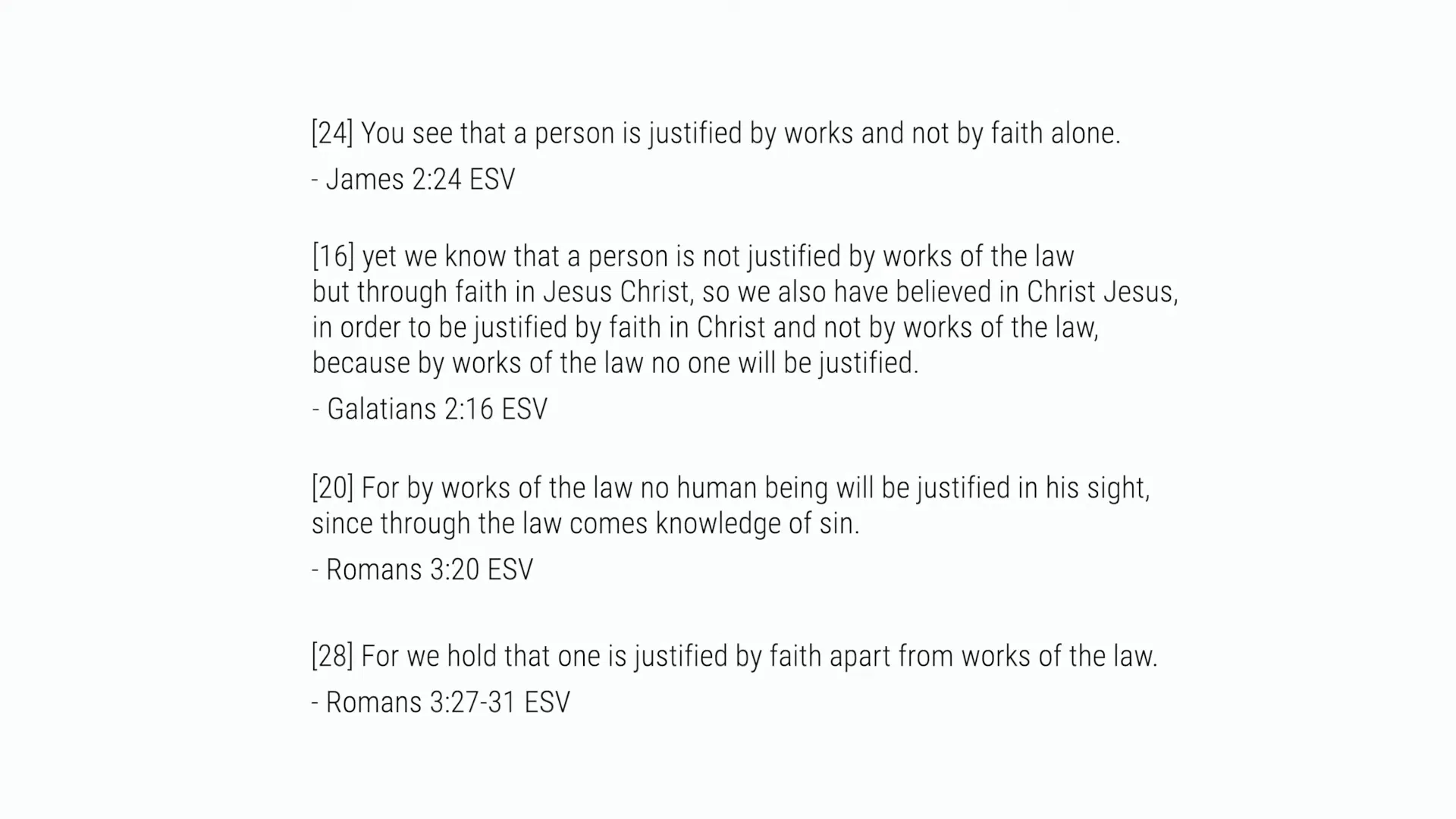 Faith and works teachings in harmony